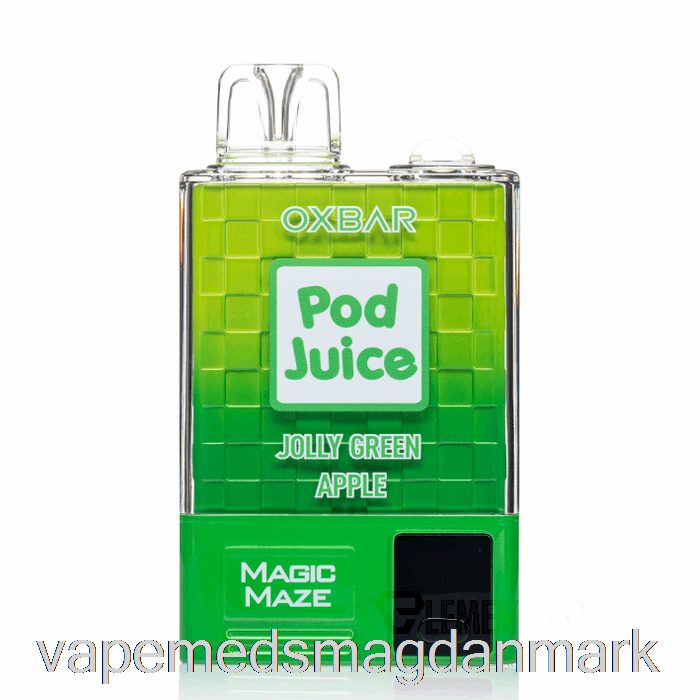 Vape Uden Nikotin Oxbar Magic Maze Pro 10000 Engangs Jolly Green Apple - Pod Juice